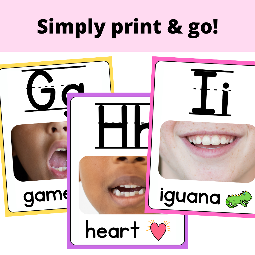 Alphabet Classroom Posters Science of Reading - Colorful Classroom Decor