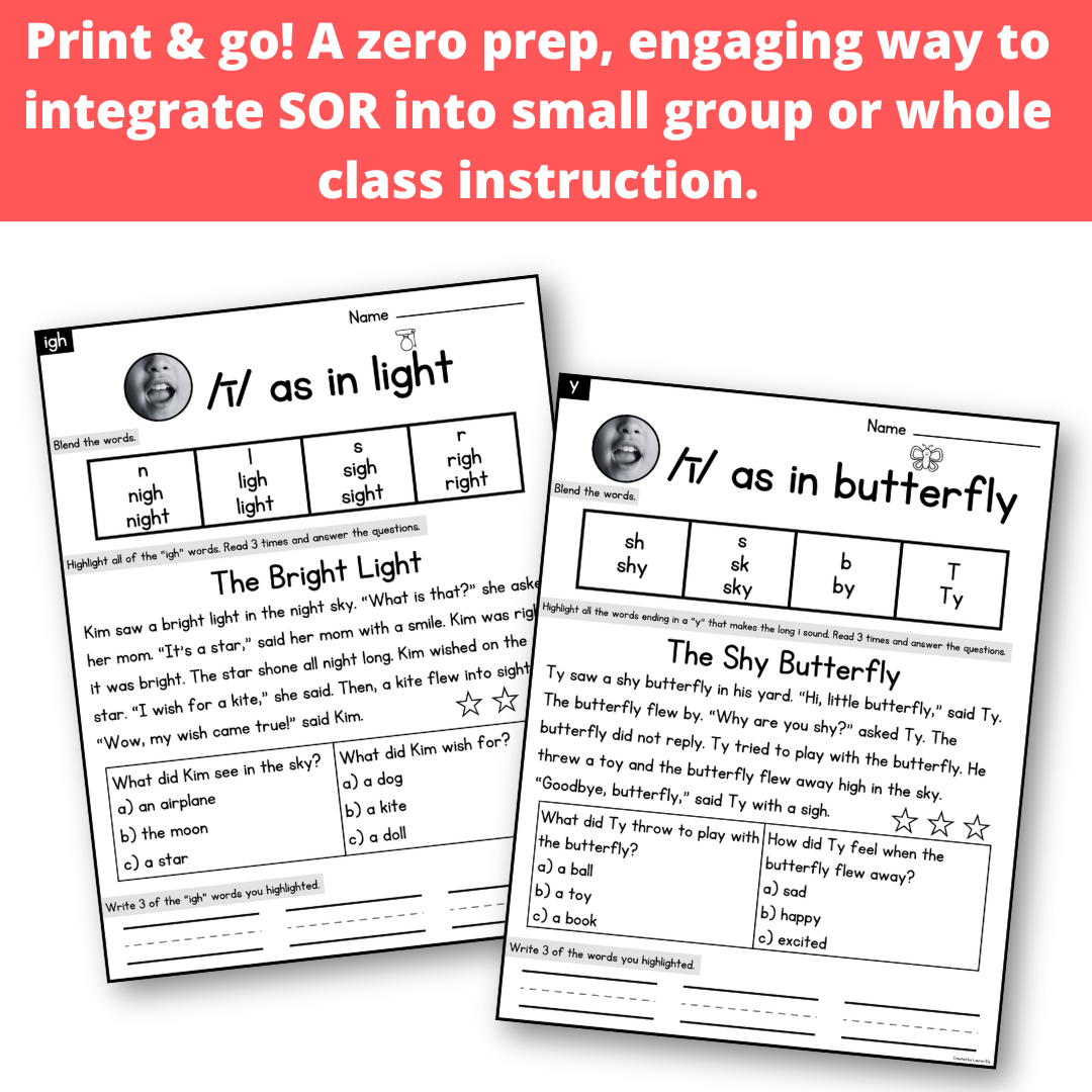 Vowel Teams Decodable Passages with Blending, Comprehension and Writing Practice