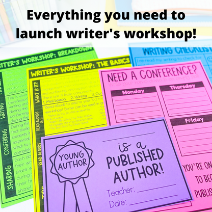 Writers Workshop Toolkit - Writing Printables