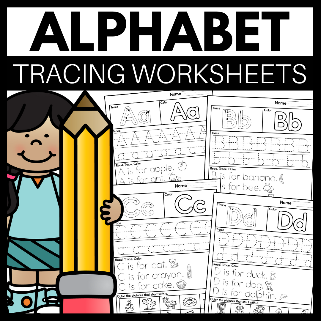 Alphabet Tracing Worksheets - Letter Tracing and Letter Sounds